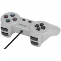 Controle Pc Usb Ps1/playstation 1 Cinza - Retrô - Vinik Play 1 Cinza